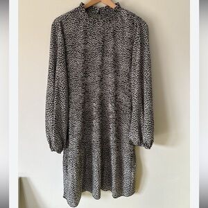 Primark Animal Print Leopard Pleated Dress